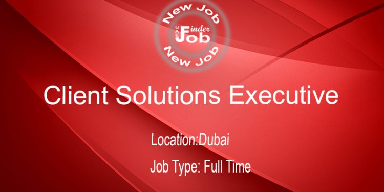 Client Solutions Executive