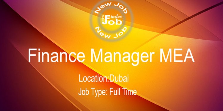 Finance Manager MEA