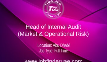 Head of Internal Audit (Market & Operational Risk)