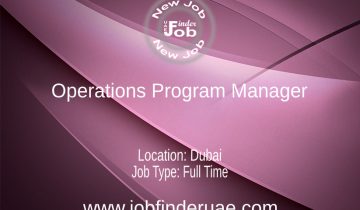 Operations Program Manager