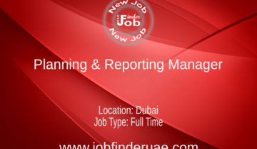 Planning & Reporting Manager