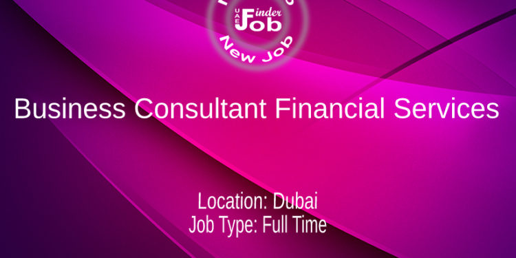 Business Consultant Financial Services