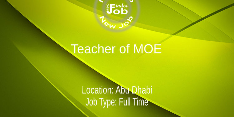 Teacher of MOE