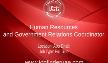 Human Resources and Government Relations Coordinator