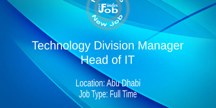 Technology Division Manager / Head of IT