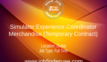 Simulator Experience Coordinator - Merchandise (Temporary Contract)