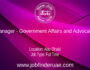 Manager - Government Affairs and Advocacy