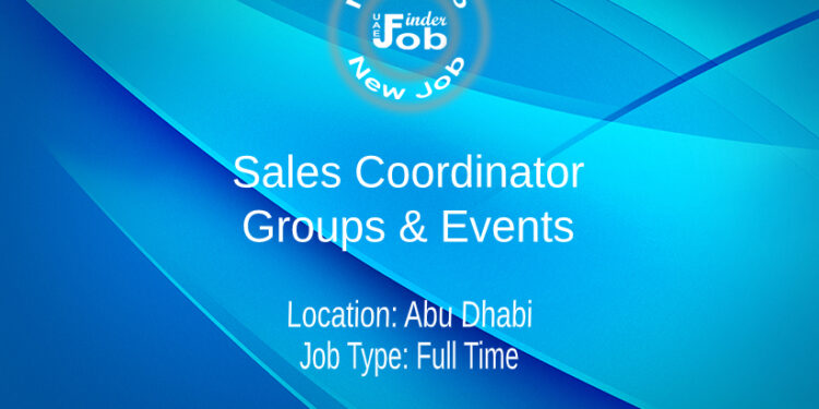 Sales Coordinator - Groups & Events