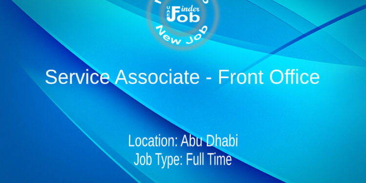 Service Associate - Front Office