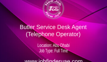 Butler Service Desk Agent (Telephone Operator)