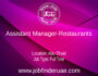 Assistant Manager-Restaurants