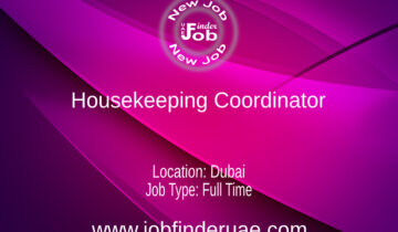 Housekeeping Coordinator