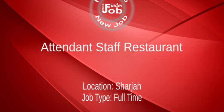 Attendant Staff Restaurant