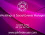 Weddings & Social Events Manager