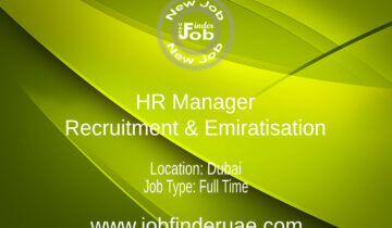HR Manager - Recruitment & Emiratisation