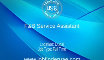 F&B Service Assistant