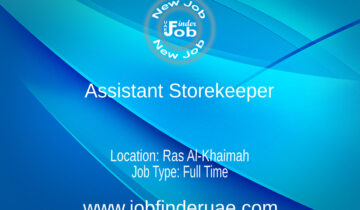 Assistant Storekeeper