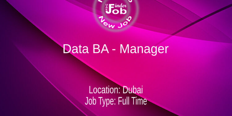 Data BA - Manager