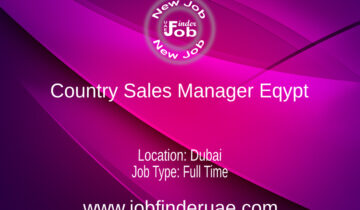 Country Sales Manager Eqypt