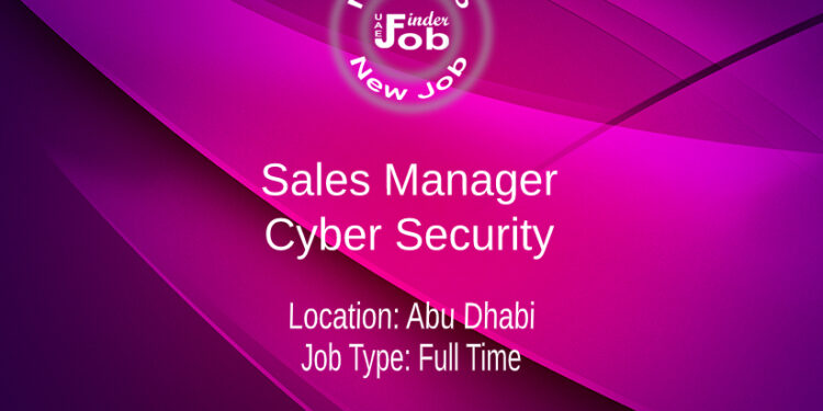 Sales Manager - Cyber Security