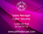 Sales Manager - Cyber Security