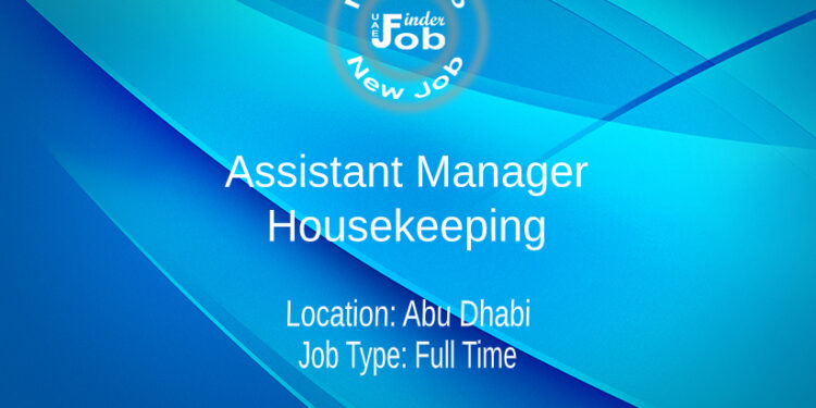 Assistant Manager - Housekeeping