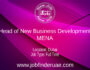 Head of New Business Development - MENA