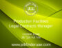 Production Facilities – Legal Contracts Manager