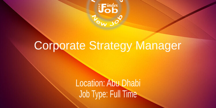 Corporate Strategy Manager
