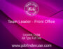 Team Leader - Front Office