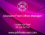 Assistant Front Office Manager