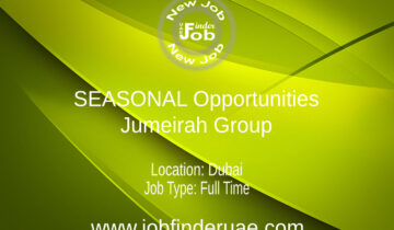 SEASONAL Opportunities – Jumeirah Group