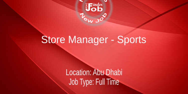 Store Manager - Sports