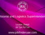 Material and Logistics Superintendent