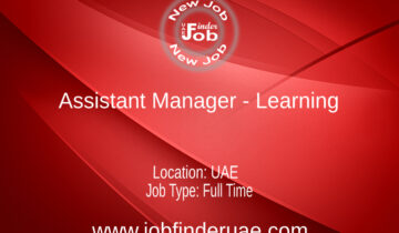 Assistant Manager - Learning