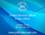 Guest Service Officer - Front Office