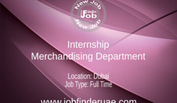 Internship - Merchandising Department
