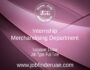 Internship - Merchandising Department
