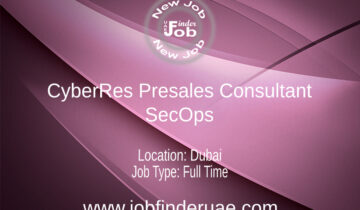 CyberRes Presales Consultant - SecOps