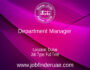 Department Manager