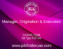 Manager, Origination & Execution