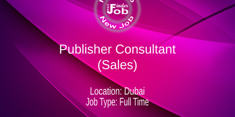 Publisher Consultant (Sales)