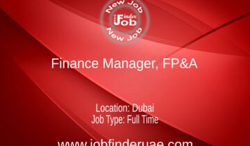 Finance Manager, FP&A