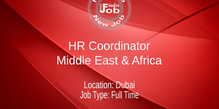 HR Coordinator - Middle East & Africa