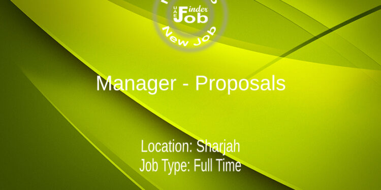 Manager - Proposals
