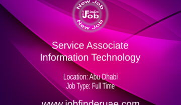 Service Associate - Information Technology