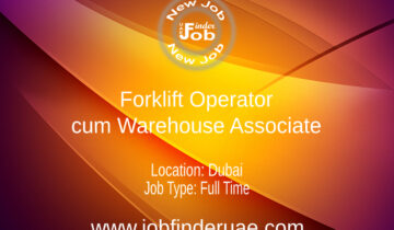 Forklift Operator cum Warehouse Associate