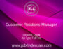 Customer Relations Manager