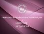 Human Resources Manager