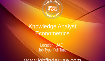 Knowledge Analyst - Econometrics